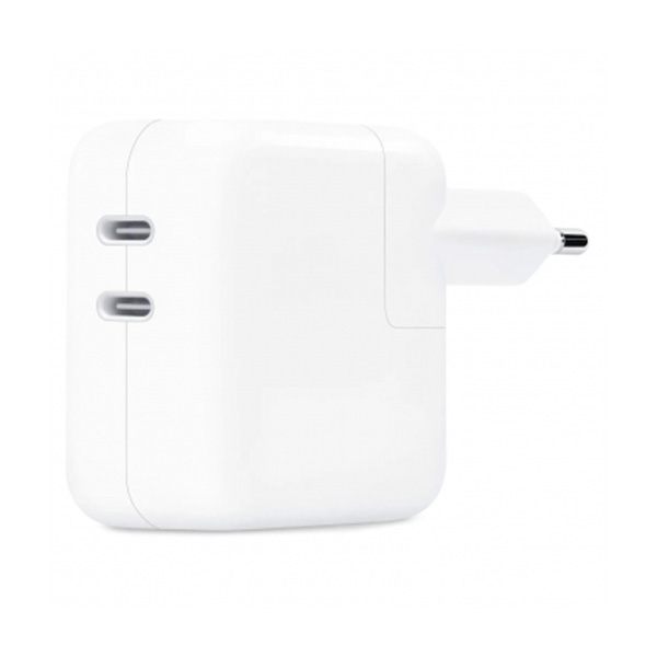 Сетевое зарядное устройство Apple 35W Dual USB-C MW2K3ZM/A белое