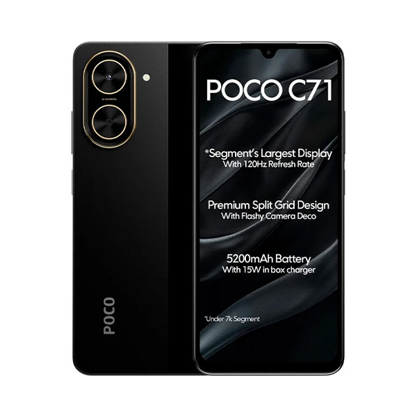 POCO C71 4GB/128GB чёрный