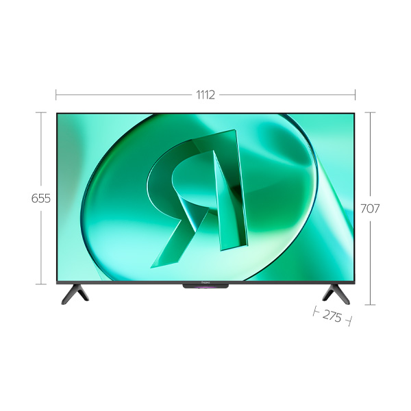 Телевизор Яндекс ТВ Станция Бейсик с Алисой 50’’ YNDX-00075 чёрный