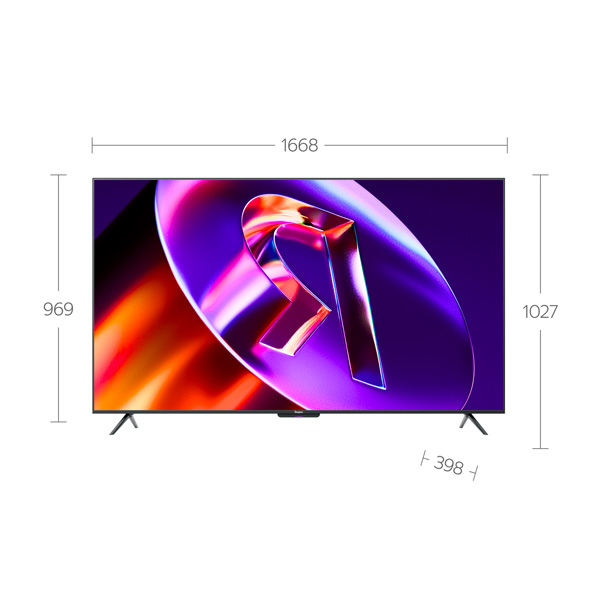 Яндекс ТВ Станция Про MiniLED с Алисой 75’’ YNDX-00105 чёрный