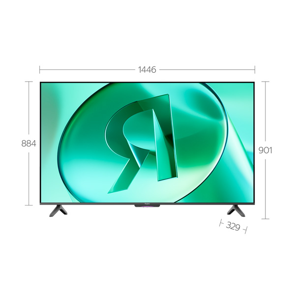 Телевизор Яндекс ТВ Станция Бейсик с Алисой 65’’ YNDX-00077 чёрный