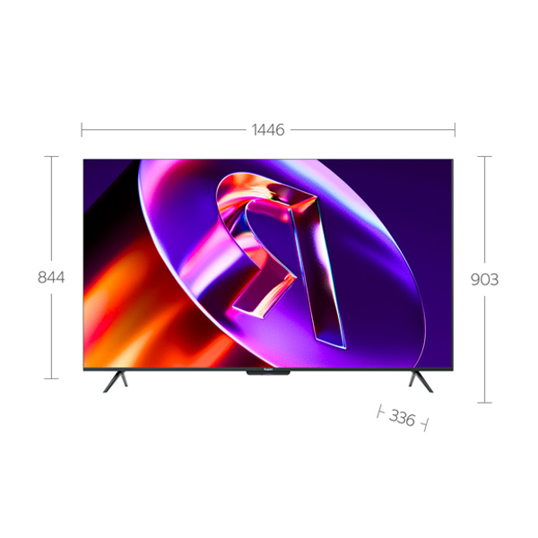 Яндекс ТВ Станция Про MiniLED с Алисой 65’’ YNDX-00104 чёрный