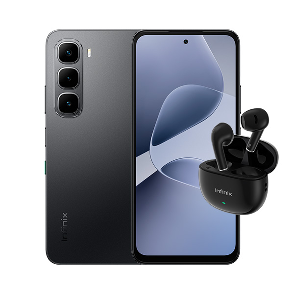 Смартфон Infinix HOT 60i 4GB/128GB чёрный